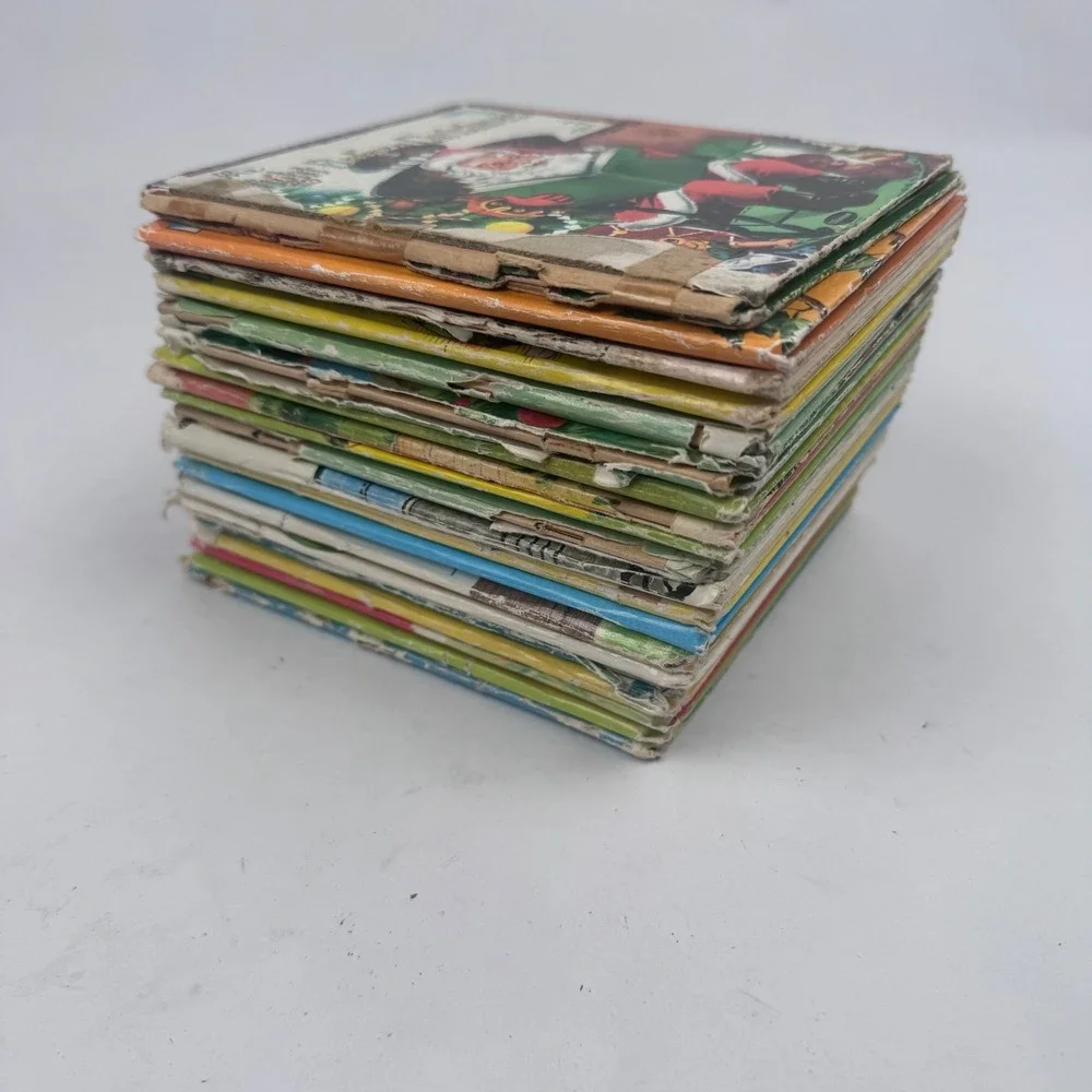 Vintage Lot of 20 Tell a Tale Books Lassie Three Little Pigs 1950s 1960s